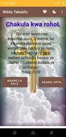 Biblia Takatifu, Swahili Bible Affiche