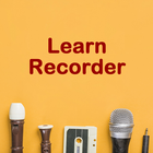 Learn the recorder icon