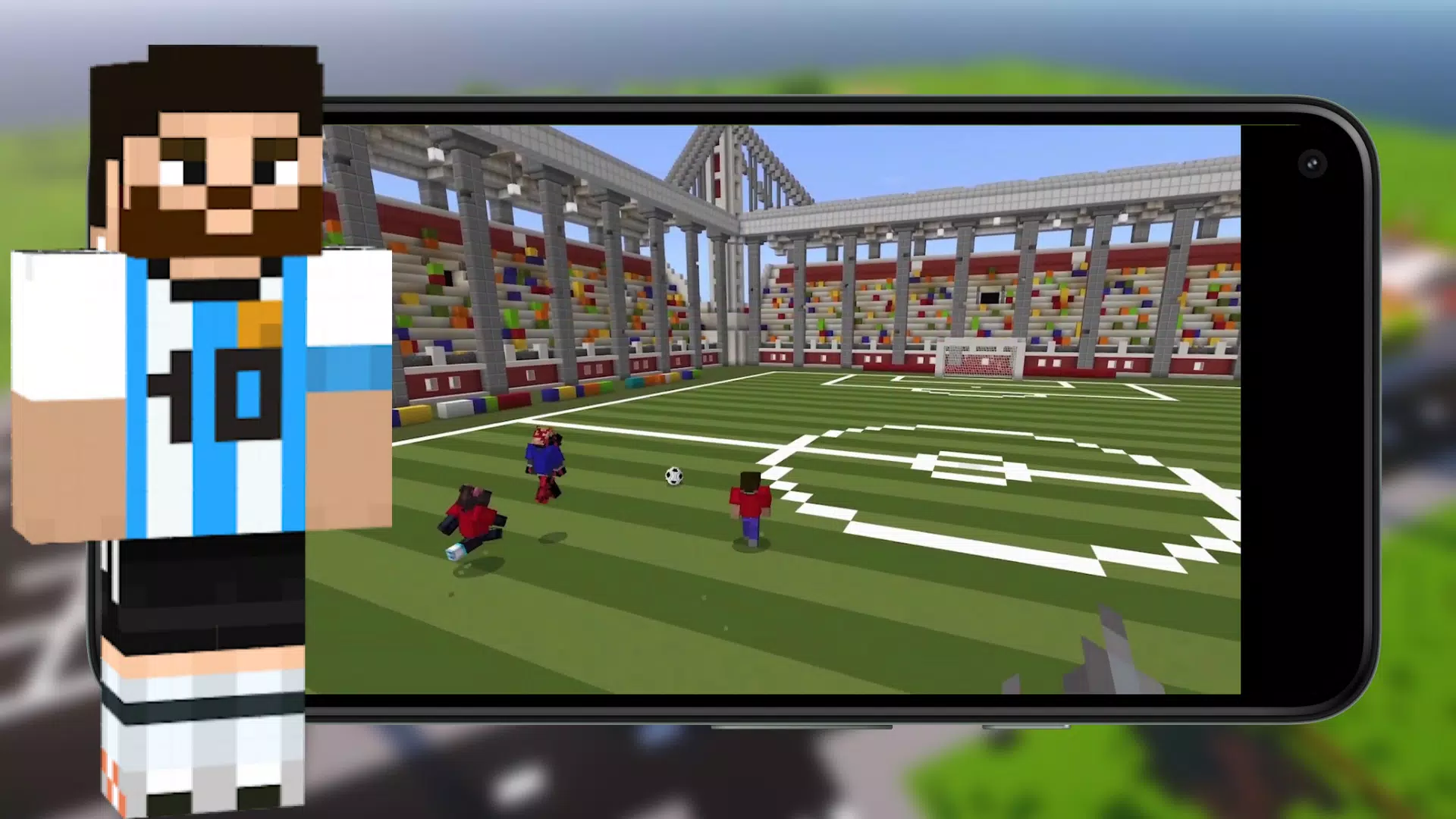 Android İndirme için Football mod Minecraft PE APK