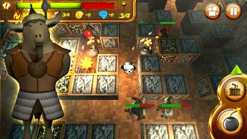 PANDA BOMBER: 3D Dark Lands imagem de tela 2