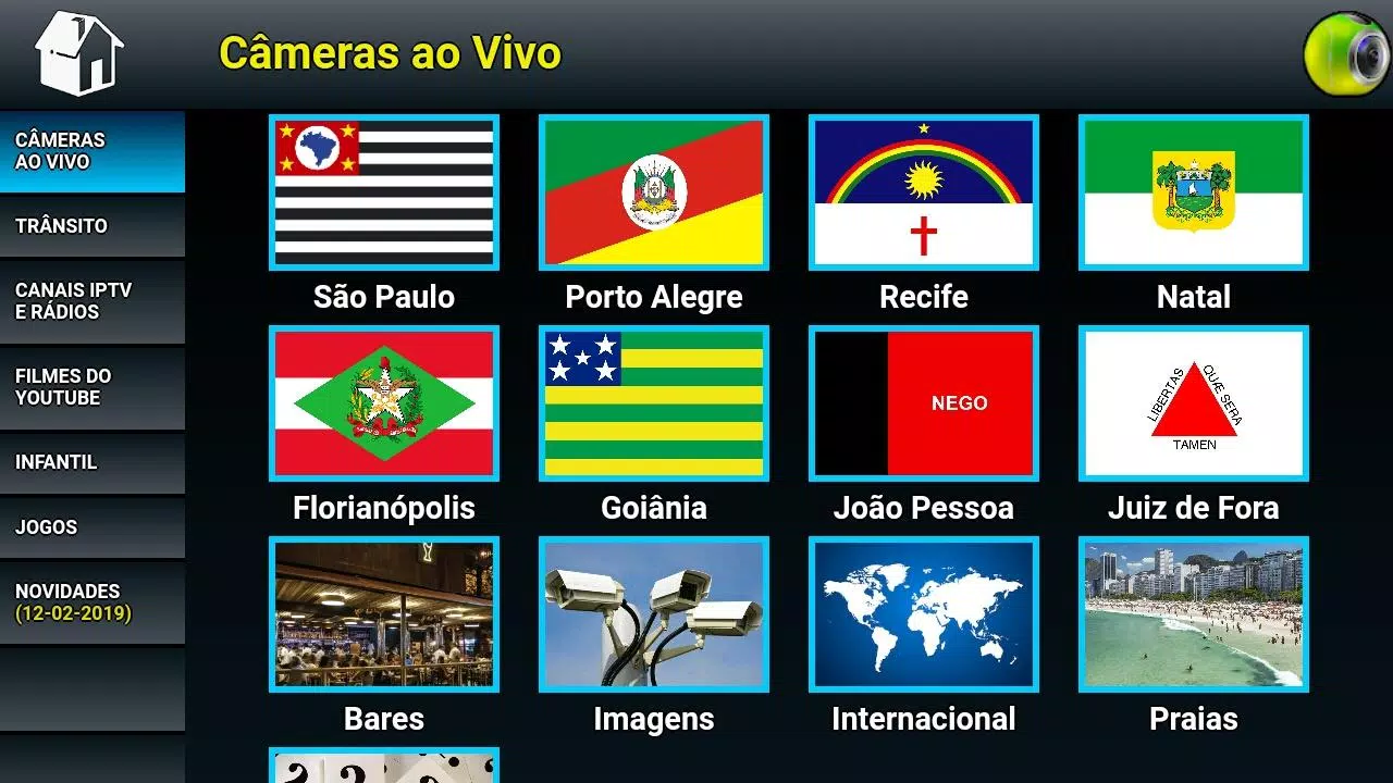 Download do APK de Câmeras do Brasil ao Vivo IPTV para Android