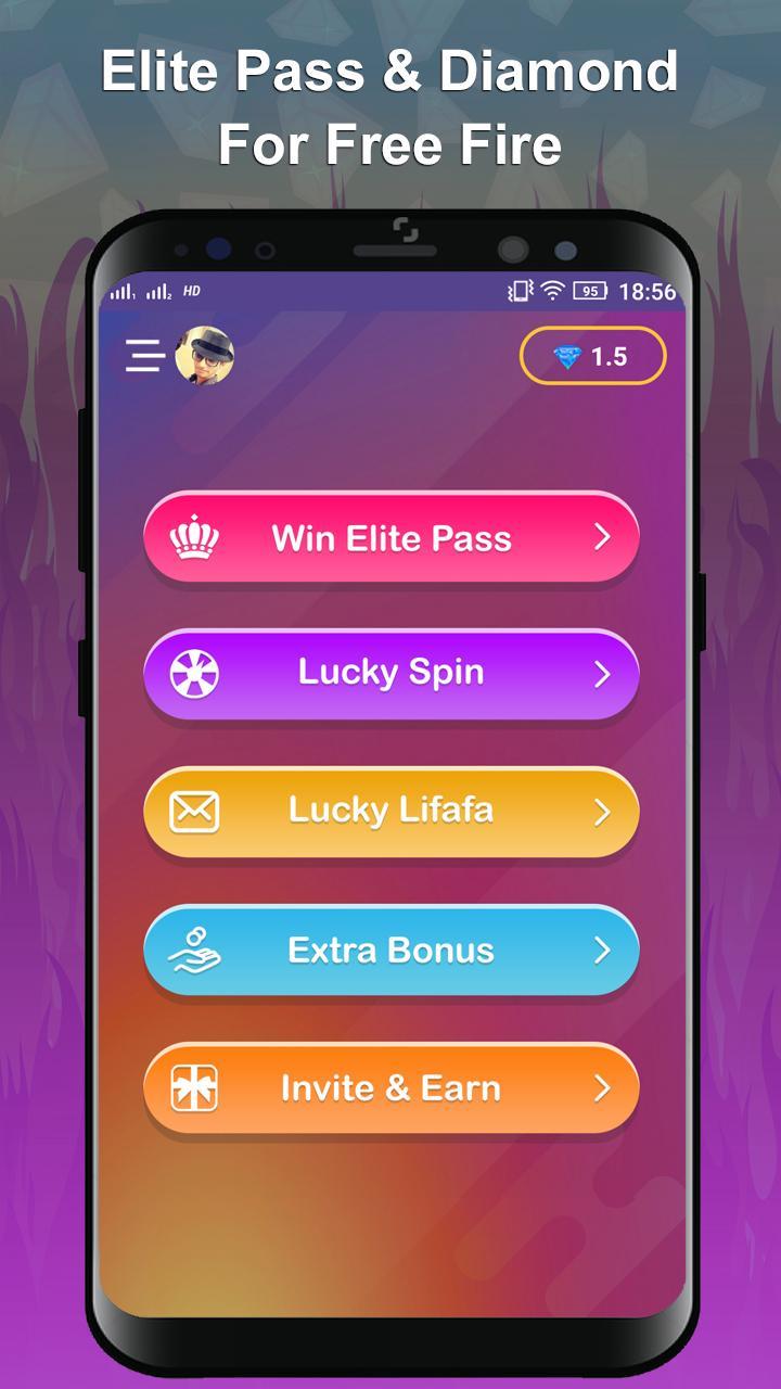 Win Elite Pass & Diamond For Free Fire for Android - APK ... - 