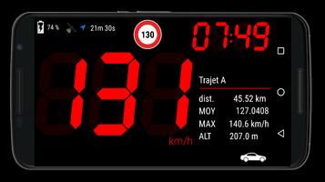 Compteur vitesse GPS, Maps, Dashcam & Statistiques capture d'écran 1