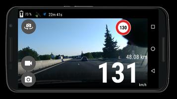 Speedometer GPS dashboard + Map & Dashcam & Stats syot layar 2
