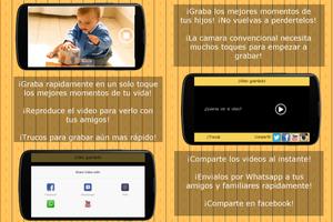1 Tap Récord - Graba rápido الملصق