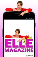 ELLE magazine Plakat