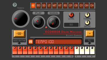 EGDR 808 Drum Machine Lite captura de pantalla 1