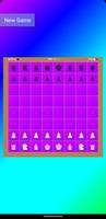Poster Neon Chess