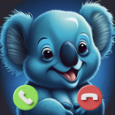 Blue Koala Call Screen Theme APK