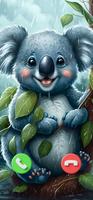 Blue Koala Call Screen Theme تصوير الشاشة 3