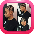 Black Girl Braids Hairstyle biểu tượng