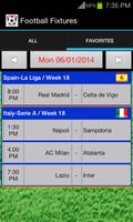 Football Fixtures screenshot 1