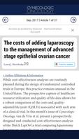 Gynecologic Oncology screenshot 1