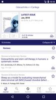 Osteoarthritis and Cartilage screenshot 1