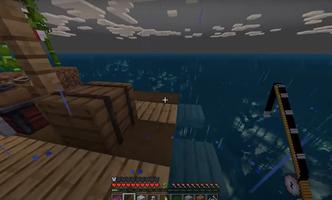 lockicraft one block raft mcpe 海报