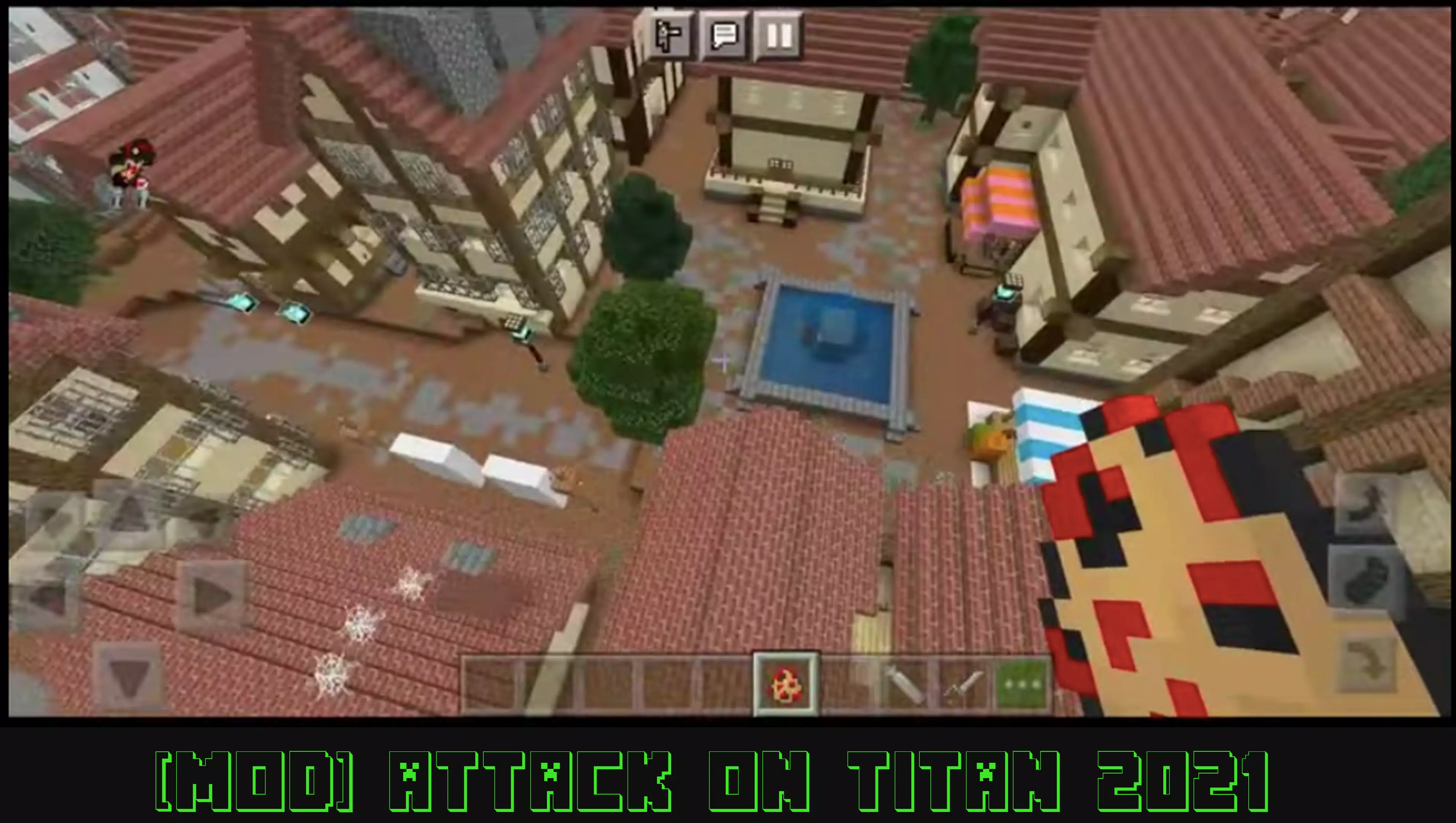 AOT MOD MCPE - titans craft 1.0 Free Download