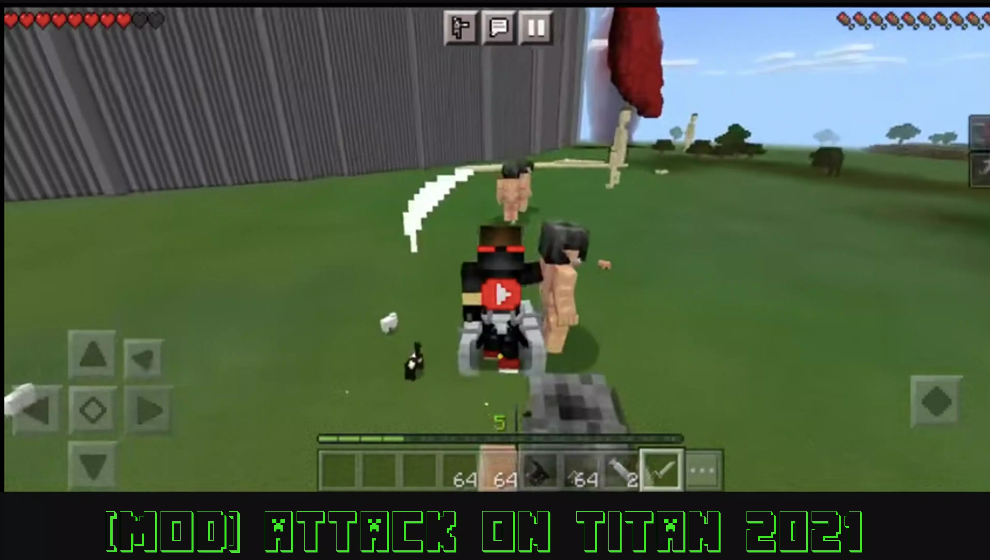 AOT MOD MCPE - titans craft 1.0 Free Download