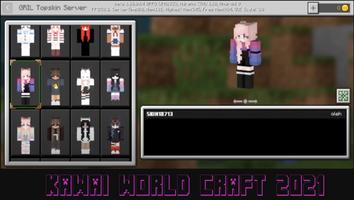 kawaii craft skin world mcpe capture d'écran 1