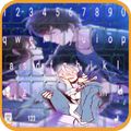 Anime Cute Kiss Keyboard Backg