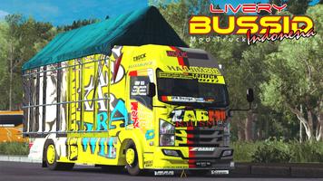 Livery Mod Truck Indonesia ポスター