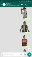 Footballer Stickers For Whatsapp (WAStickerApps) capture d'écran 1