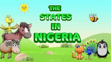States in Nigeria Affiche