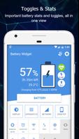 Bateria Widget+ (% Indicador) imagem de tela 1