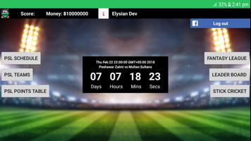 Fantasy League for PSL 2019 poster
