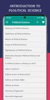 Political Science постер