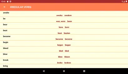 Verb Tenses in English APK download