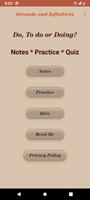 ENGLISH GERUND and INFINITIVE poster