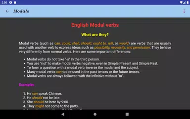 Скачать English Modal Verbs APK