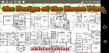 Plan de la casa de diseño