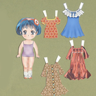 DIY paper dresses icon