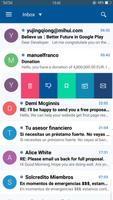 Application de messagerie pour capture d'écran 1