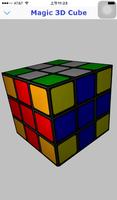 Magic 3D Cube Affiche