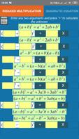 Math cheat sheet reference and calculator Affiche