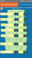 Referencia matemática y calculadora plakat