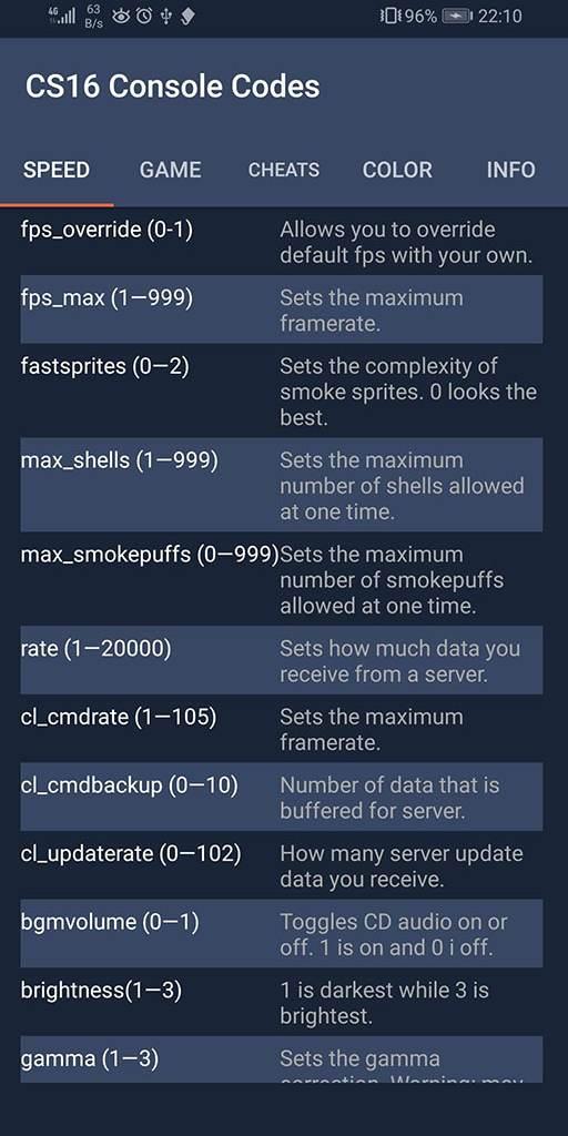 CS 1.6 Console Codes for Android - APK Download