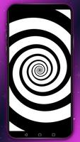 Optical illusion. Spiral پوسٹر