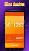 برنامه‌نما Number generator عکس از صفحه