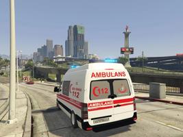 Emergency Ambulance Plakat