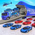 Police Car Transport Car Game أيقونة