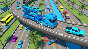 Police Car Transport Car Game تصوير الشاشة 3