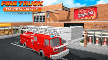 Fire Truck Emergency Rescue - Driving Simulator poster