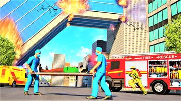 Ambulance Rescue Games offline capture d'écran 1