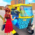 Tuk Tuk Rickshaw Driving games icône
