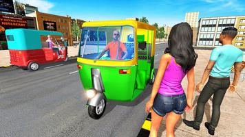 Tuk Tuk Rickshaw Driving games 포스터