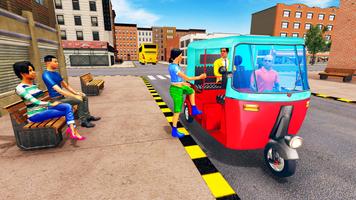 Tuk Tuk Rickshaw Driving games capture d'écran 3