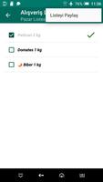 Alışveriş Listesi capture d'écran 3
